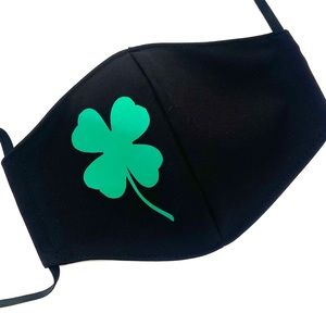 Shamrock Face Mask Lucky Mask, Washable Daily Mask